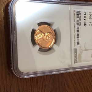 1963 Proof 67 penny
